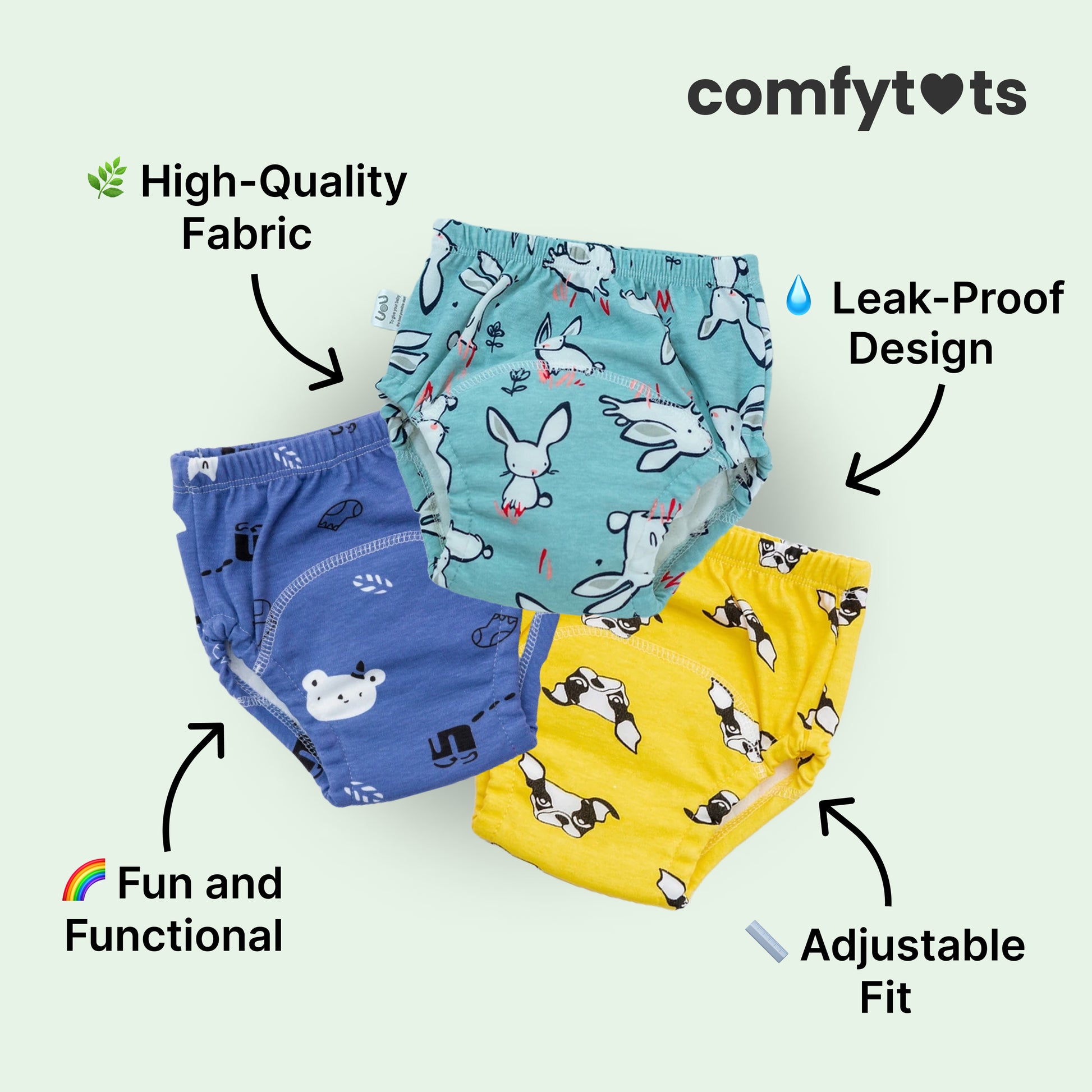 Reusable Cotton Potty Training Pants