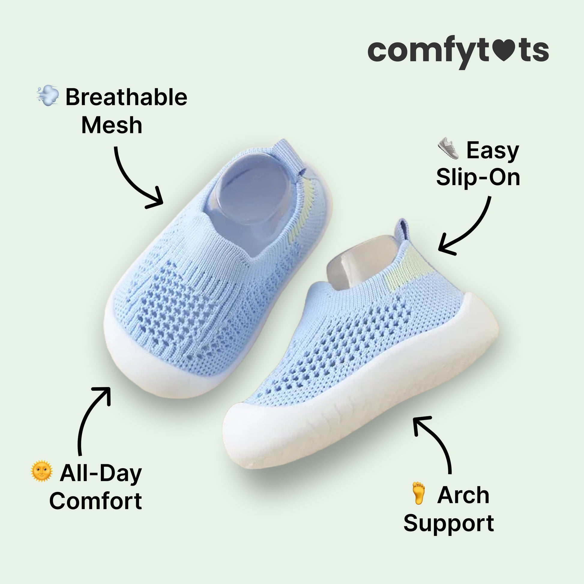 Slip-On Breathable Support Shoes